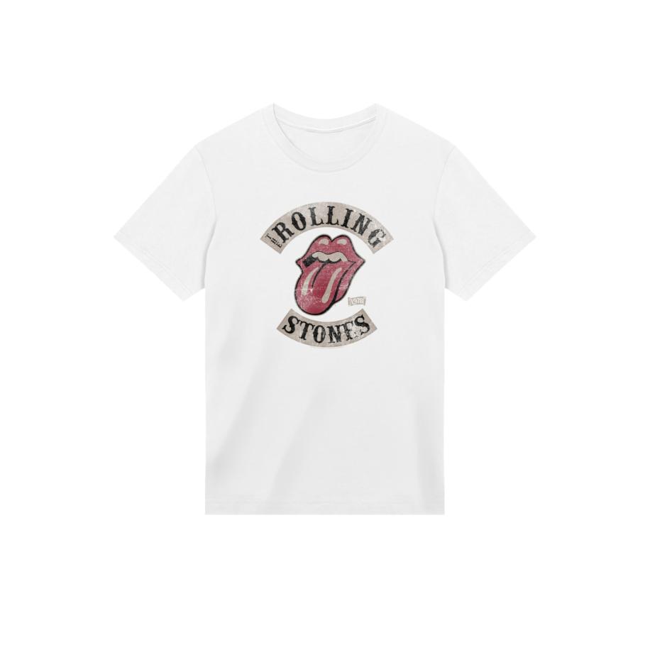F4NT4STIC Shirt The Rolling Stones Tour 78 grijs / rood / zwart / wit Wit