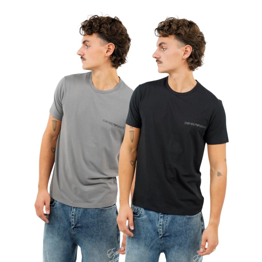 Emporio Armani T-Shirts 2-Pack Multicolor