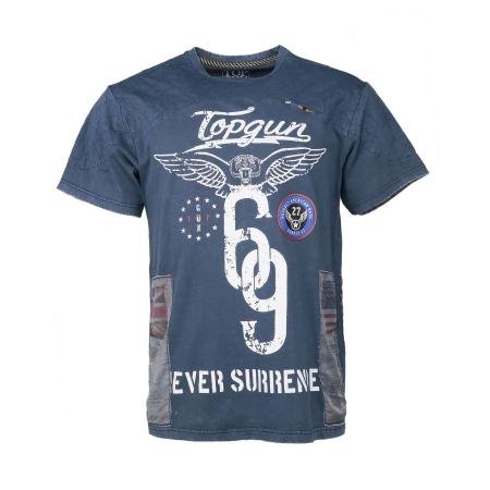 Top gun TOP GUN Shirt Flags blauw