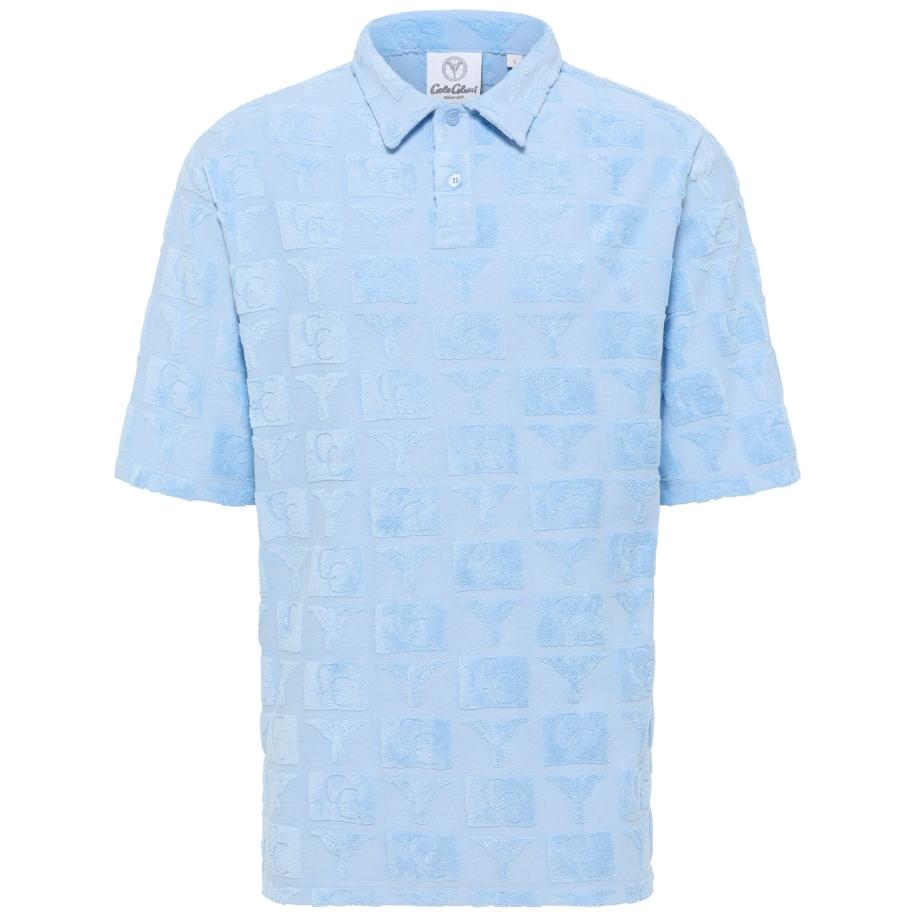 carlo colucci Carlo Colucci Shirt Echner lichtblauw -