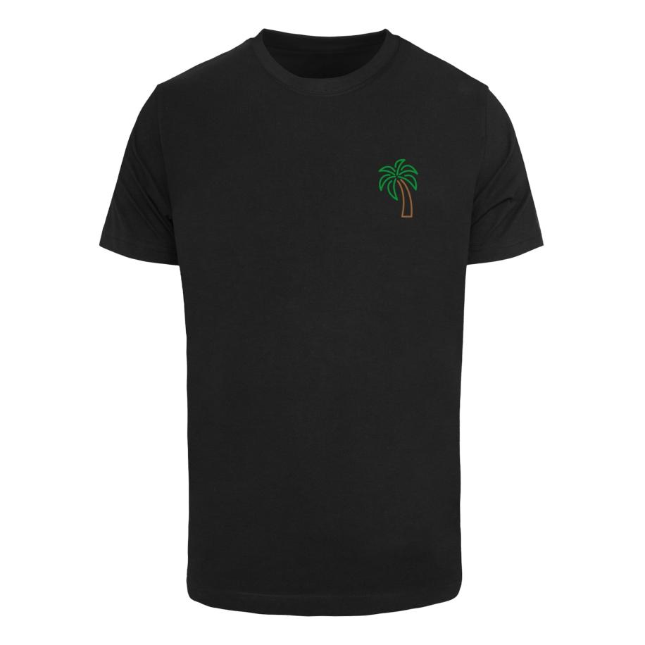 mister tee Mister Tee Shirt groen / oranje / zwart -