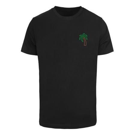 mister tee Mister Tee Shirt groen / oranje / zwart