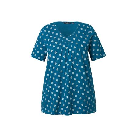Ulla Popken Ulla Popken Shirt pastelblauw / petrol