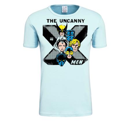 LOGOSHIRT Shirt X-Men lichtblauw / geel / zwart