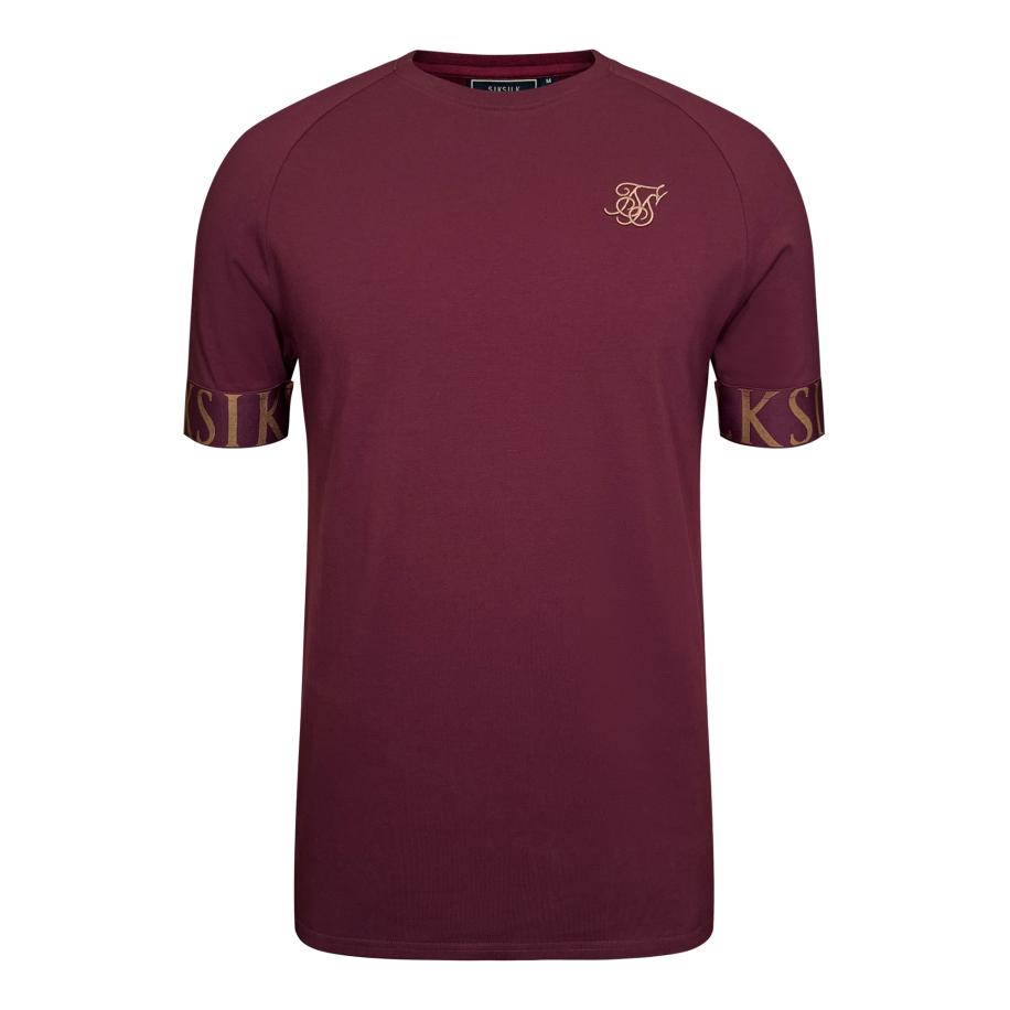 SikSilk SikSilk Shirt bourgogne -
