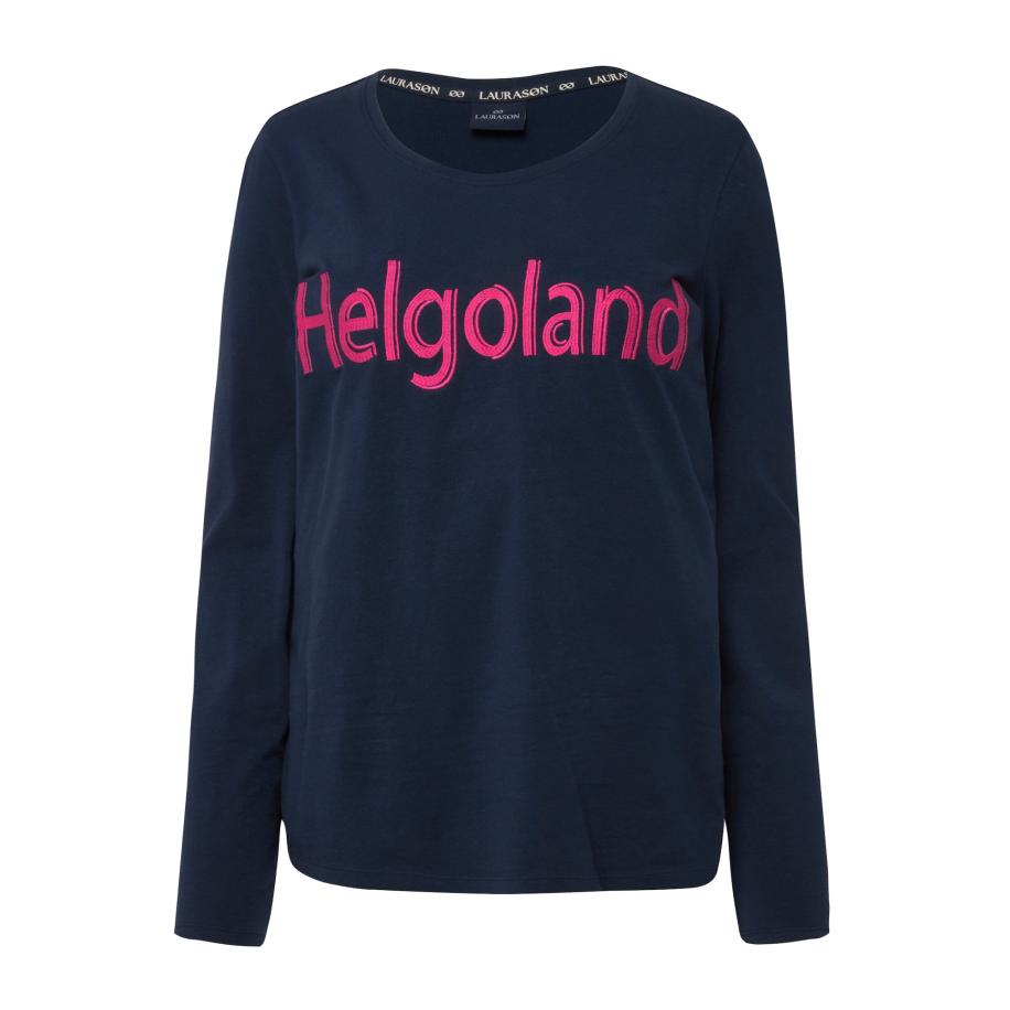 LAURASØN LAURASØN Shirt donkerblauw / pink -