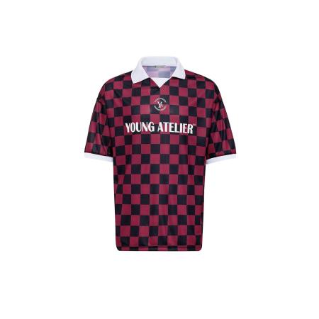 Dandalo Dandalo Shirt bordeaux / zwart / wit