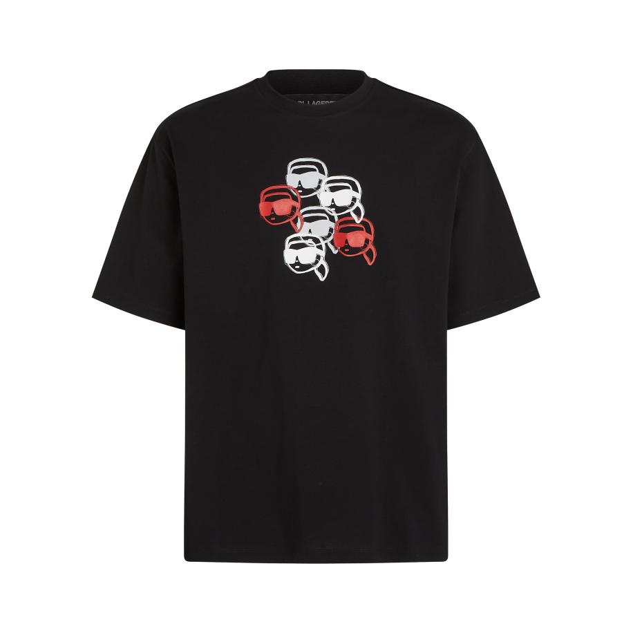 Karl Lagerfeld Karl Lagerfeld Shirt rood / zwart / wit -
