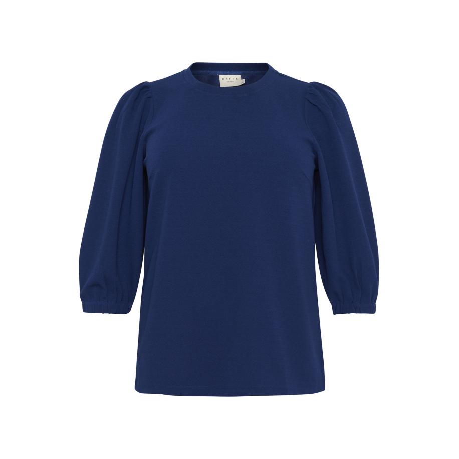 KAFFE CURVE Shirt KC Janni donkerblauw Blauw