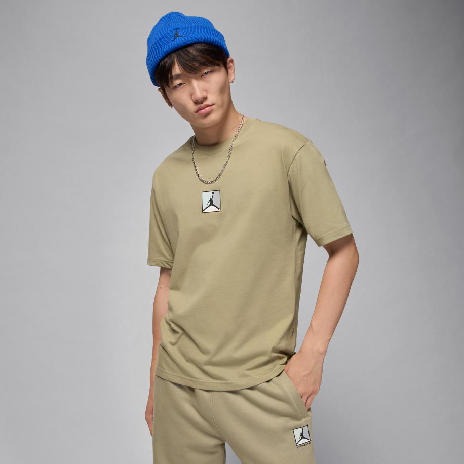 Jordan Brooklyn T-shirt voor heren - Bruin Bruin