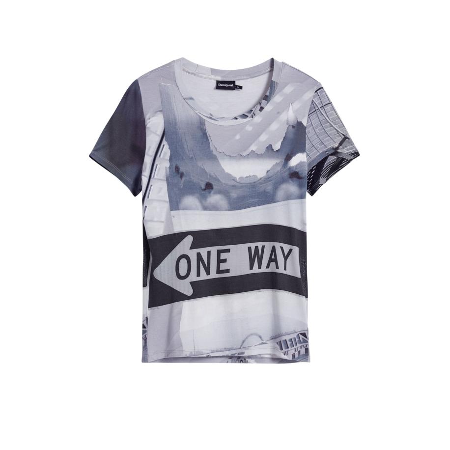 Desigual Desigual Shirt navy / grijs -