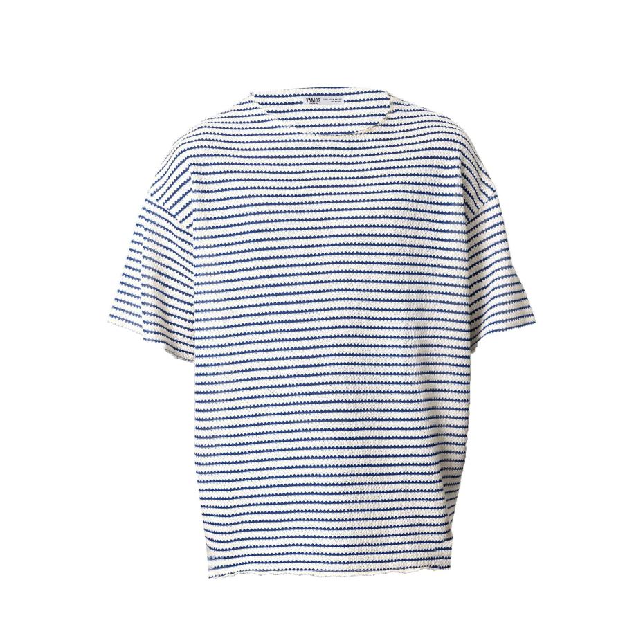 VAMOS CLO Shirt zwart / wit Wit