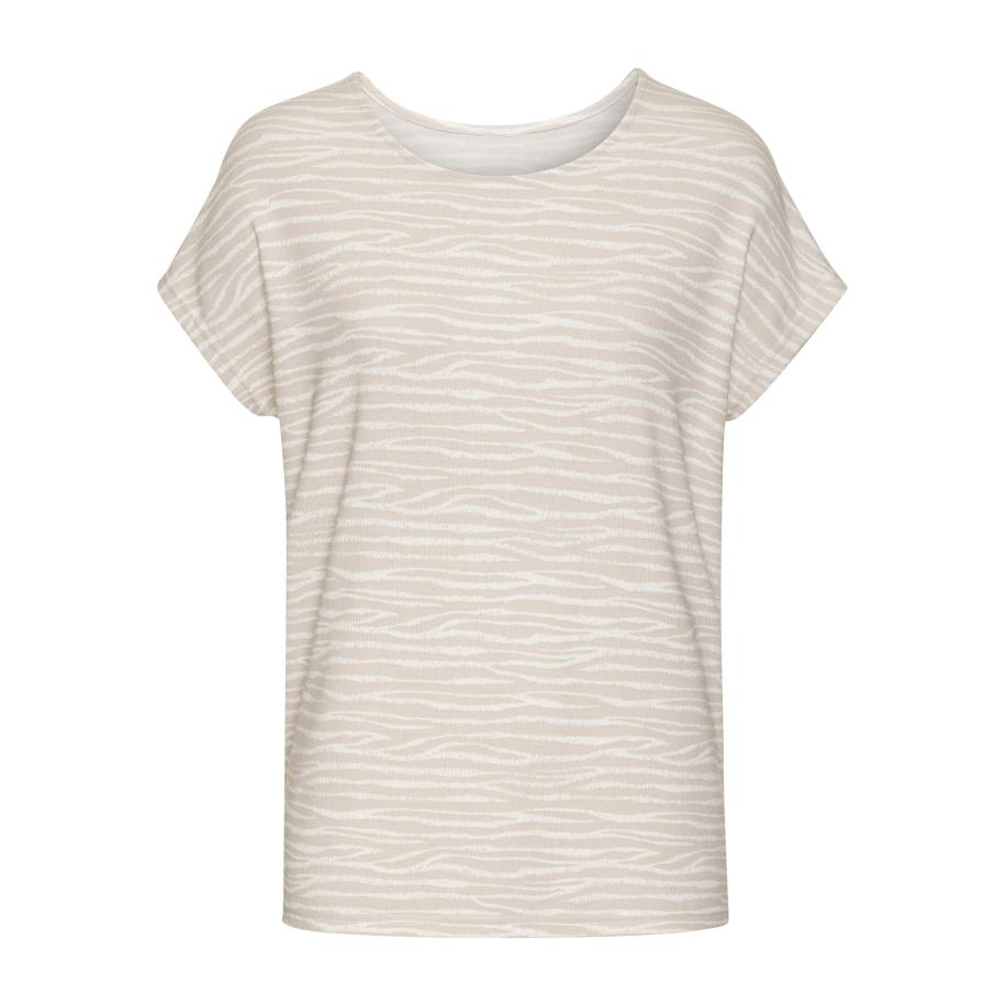 Lascana LASCANA Shirt sand / wit -