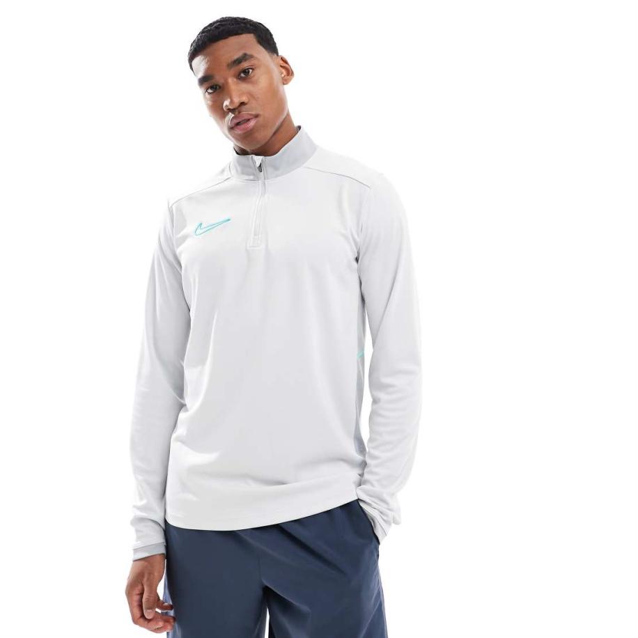 Nike Football - Academy 25 - Dri-FIT - Drill top met 1/4 rits in grijs Grijs