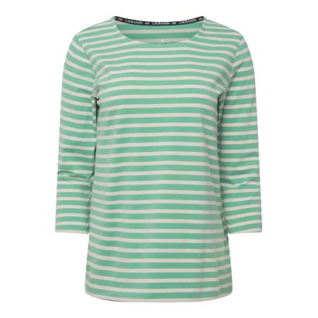 LAURASØN LAURASØN Shirt grijs / mintgroen