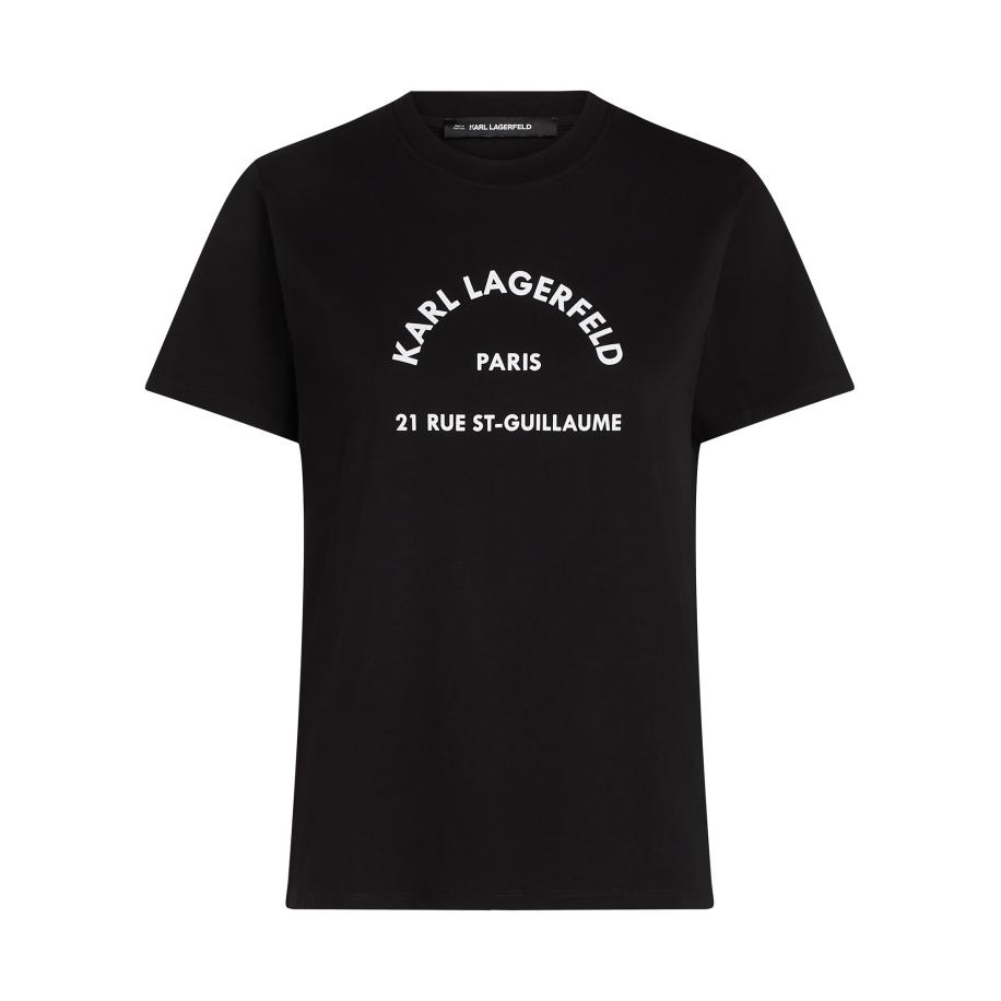 Karl Lagerfeld Karl Lagerfeld Shirt Rue St-Guillaume zwart / wit -
