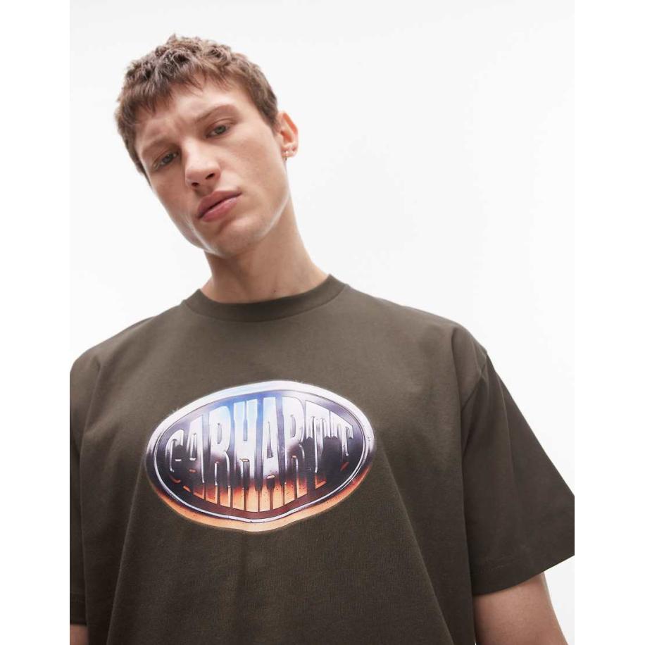 Carhartt WIP - Big Time - T-shirt in grijs Grijs