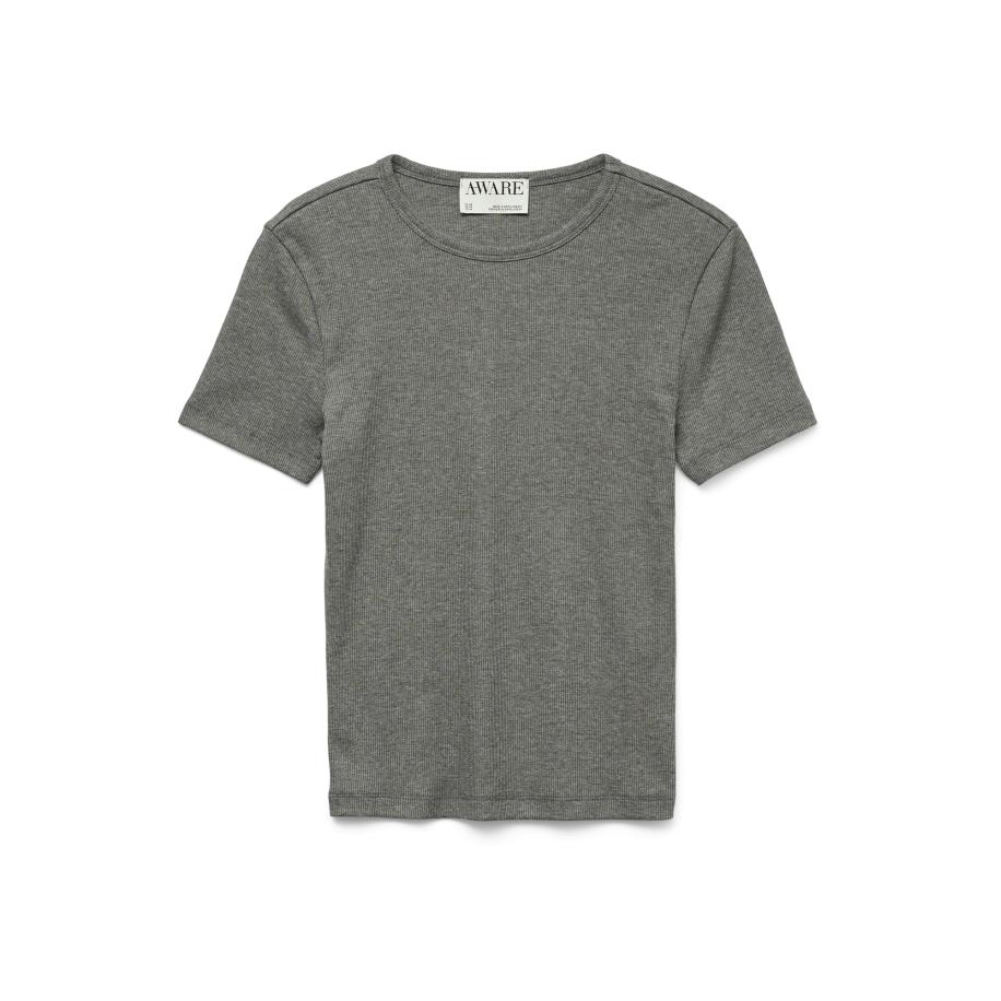 Aware Shirt AWIRWINA grijs gemêleerd Grijs