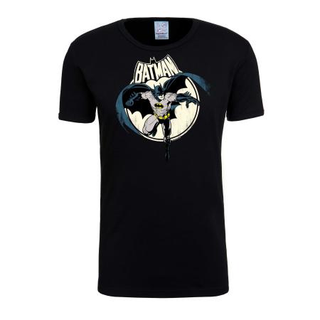 LOGOSHIRT Shirt Batman - Fullmoon gemengde kleuren / zwart