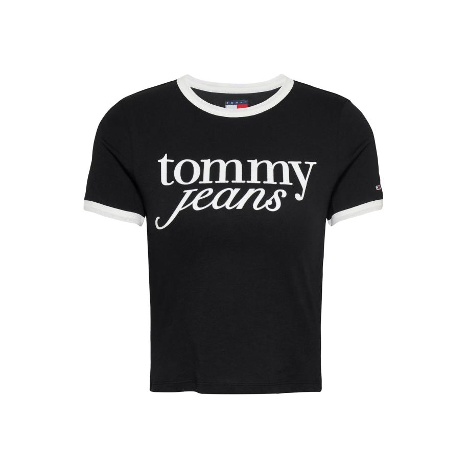Tommy Jeans Tommy Jeans Shirt zwart / wit -