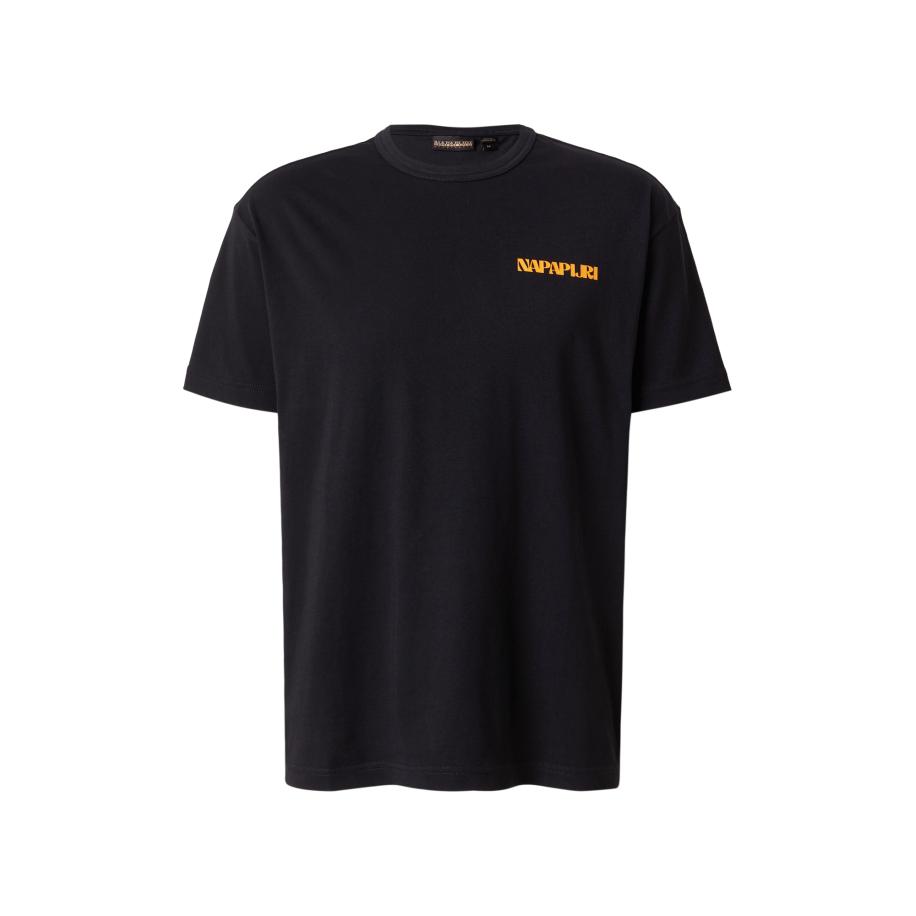 Napapijri NAPAPIJRI Shirt S-Snibston mintgroen / oranje / zwart -