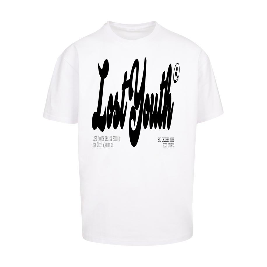 Lost Youth Lost Youth Shirt CLASSIC V.2 zwart / wit -