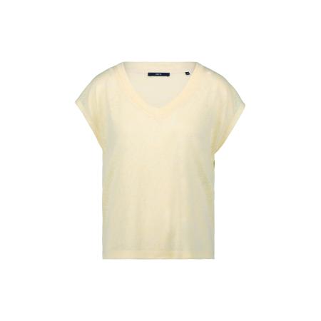 Zero zero Shirt pasteelgeel