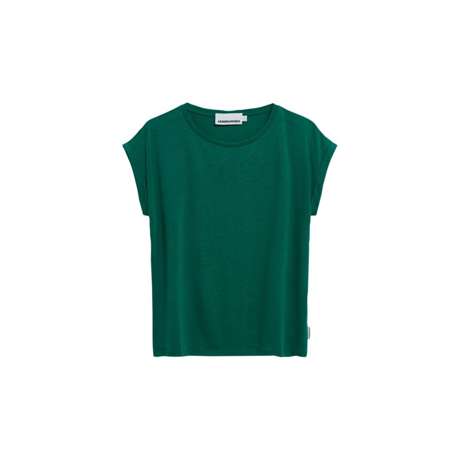 Armedangels ARMEDANGELS Shirt JILAANA donkergroen -