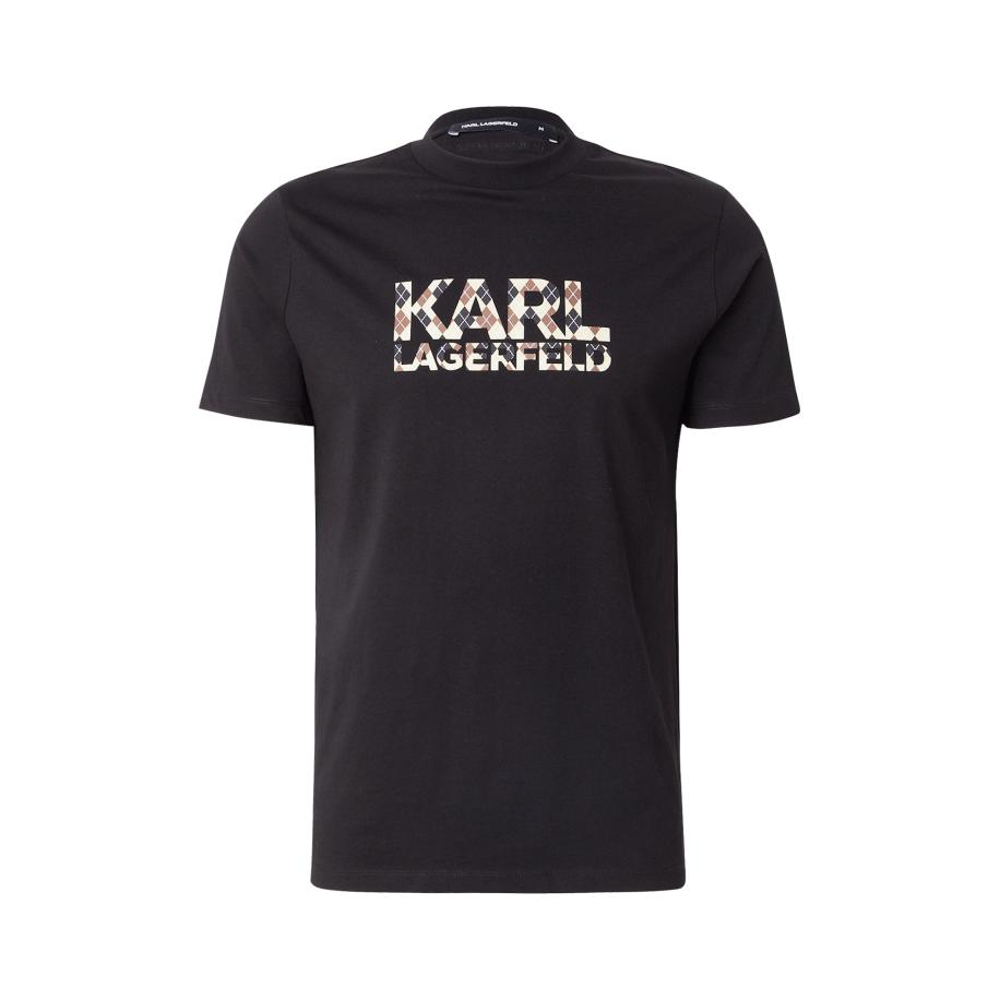 Karl Lagerfeld Karl Lagerfeld Shirt beige / bruin / zwart / wit -
