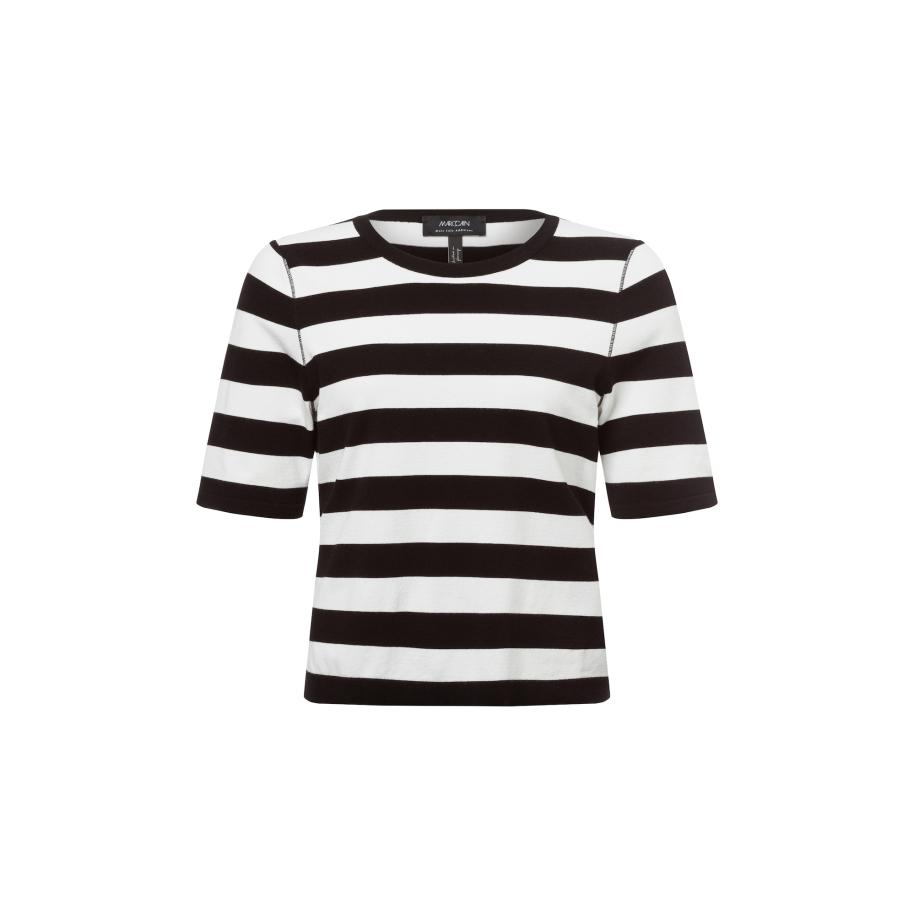 Marc Cain Marc Cain Shirt zwart / wit -