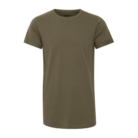 Solid !Solid Shirt LONGO groen / zwart / wit