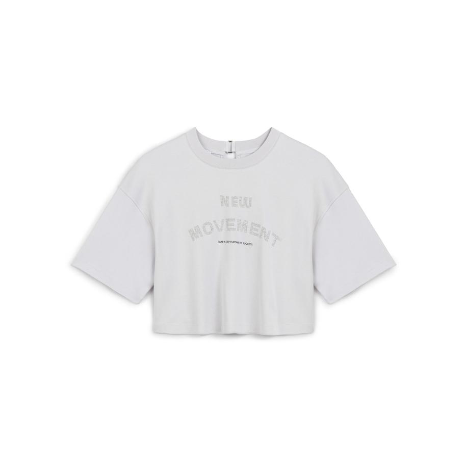 Twist Twist Oversized shirt Hotfix sering / zwart -