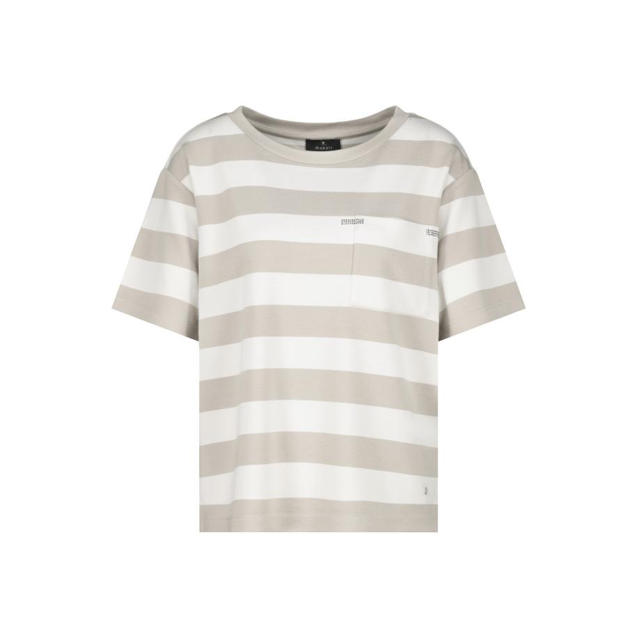 Monari monari Shirt beige / wit -