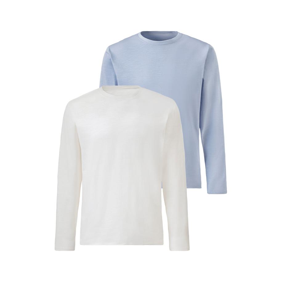 JOHN DEVIN JOHN DEVIN Shirt hemelsblauw / wit -