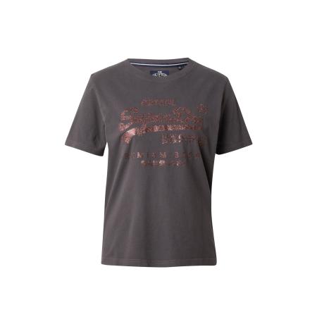 Superdry Superdry Shirt donkergrijs / oudroze