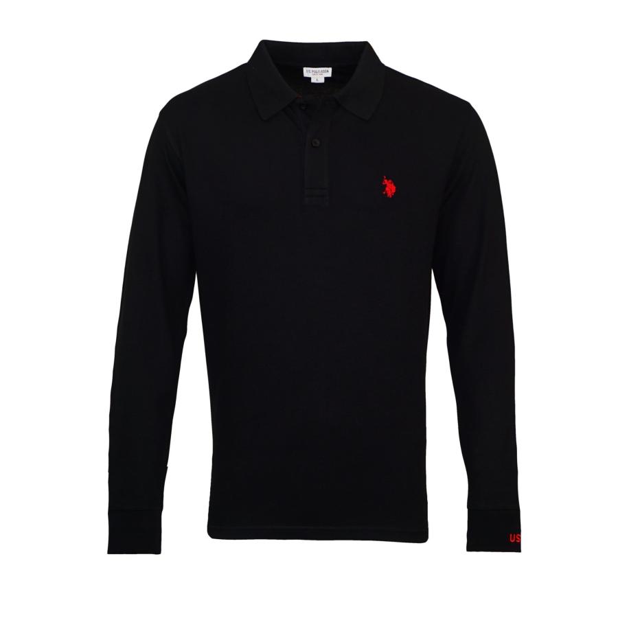 U.S. Polo Assn. U.S. POLO ASSN. Shirt rood / zwart -