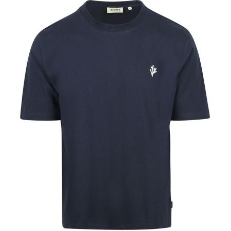 Shiwi T-Shirt Finn Coral Navy