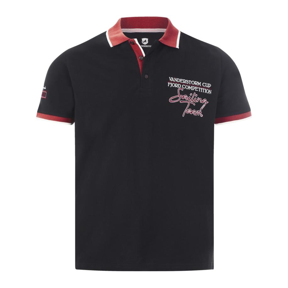 jan vanderstorm Jan Vanderstorm Shirt Iwar rood / zwart / wit -