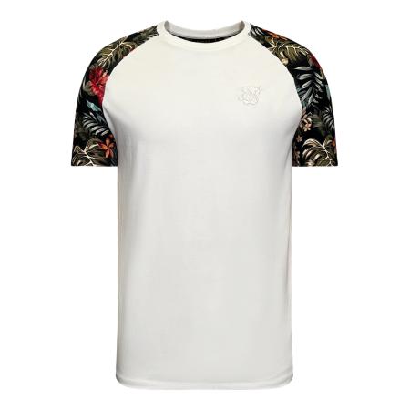 SikSilk SikSilk Shirt ecru / smaragd / rood / zwart