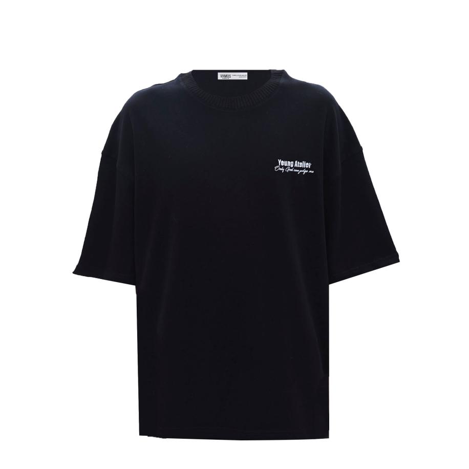 VAMOS CLO Shirt zwart / wit Zwart