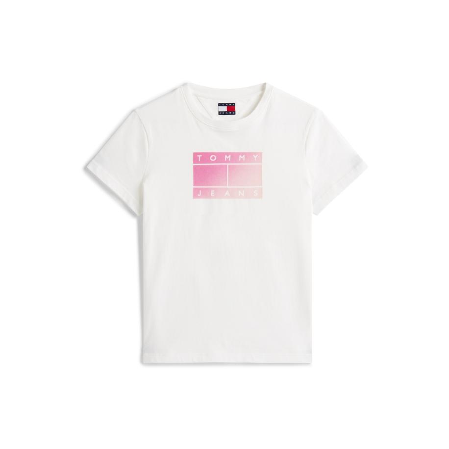 Tommy Jeans Tommy Jeans Shirt lichtroze / wit -