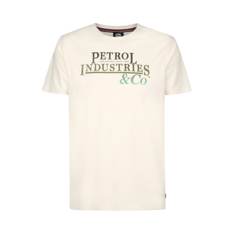 Petrol Industries Petrol Industries Shirt Classic zwart / wit -