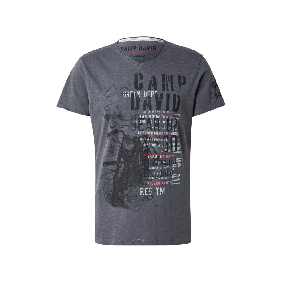 Camp David CAMP DAVID Shirt smoky blue / antraciet -