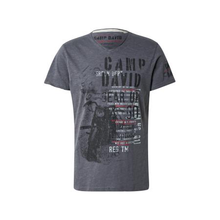 Camp David CAMP DAVID Shirt smoky blue / antraciet