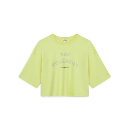 Twist Twist Oversized shirt geel / grijs / zwart