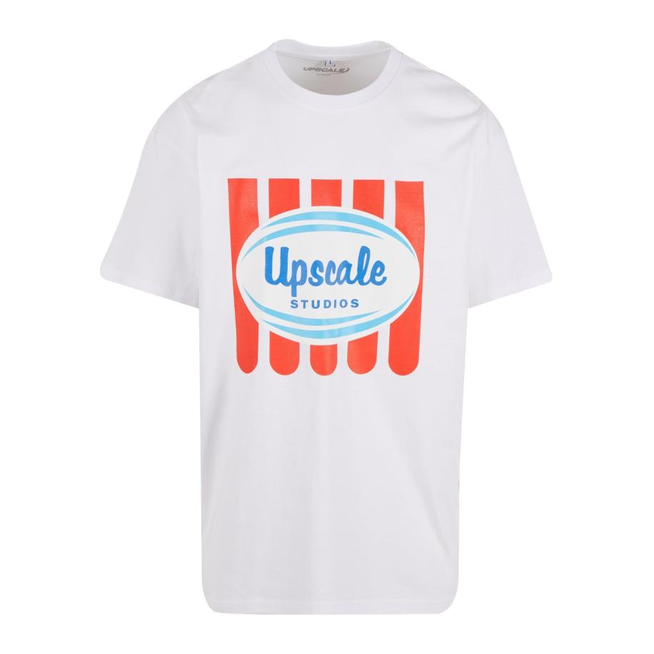 mister tee MT Upscale Shirt Ice Cream blauw / geel / oranje / wit -