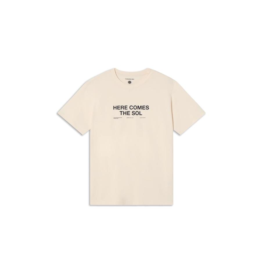 thinking mu Thinking MU Shirt SOL ivoor -