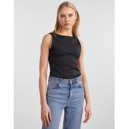 Stukken Naadloze body in zwart