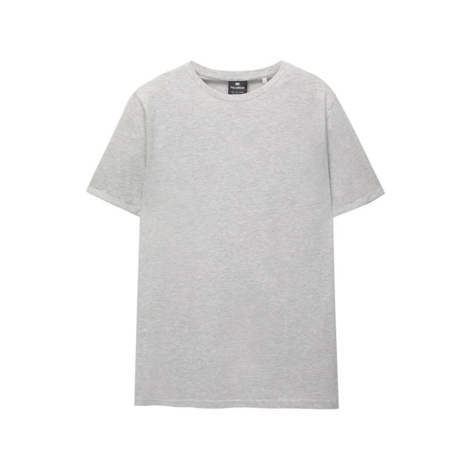 Pull&Bear Pull&Bear Shirt grijs gemêleerd -