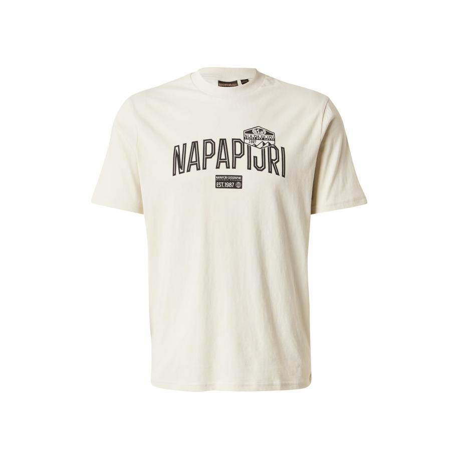 Napapijri NAPAPIJRI Shirt FUNES ecru / zwart -